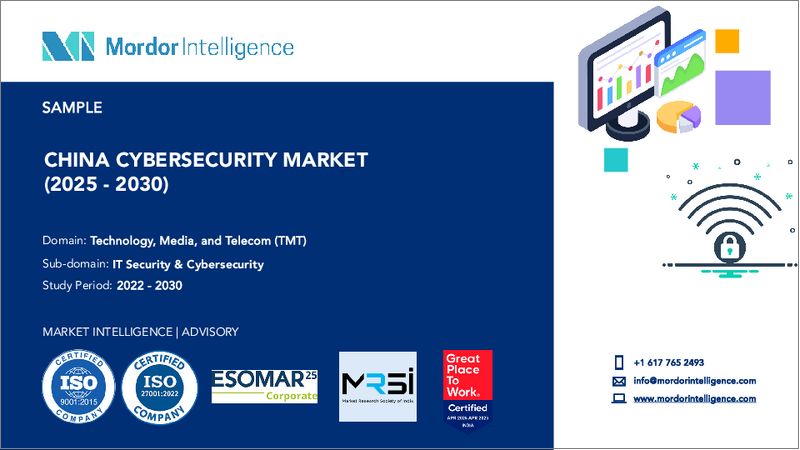 表紙：中国のサイバーセキュリティ：市場シェア分析、産業動向・統計、成長予測（2025年～2030年）