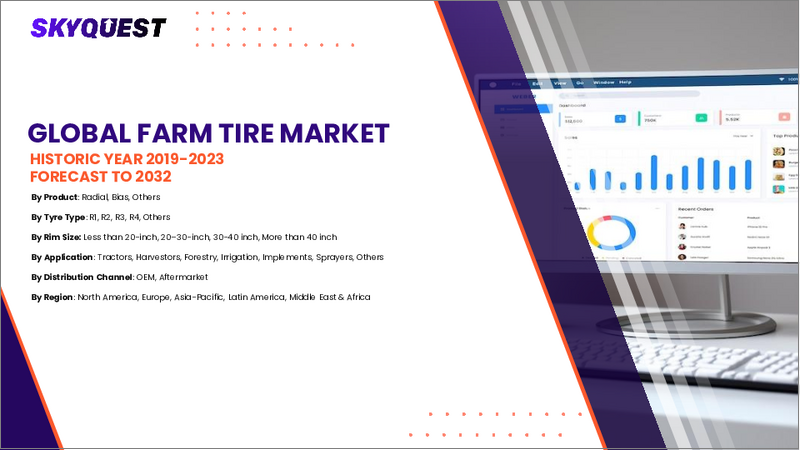 表紙：農業用タイヤの市場規模、シェア、成長分析：デザイン別、用途別、サイズ別、空気圧別、用途別、地域別 - 産業予測 2025～2032年