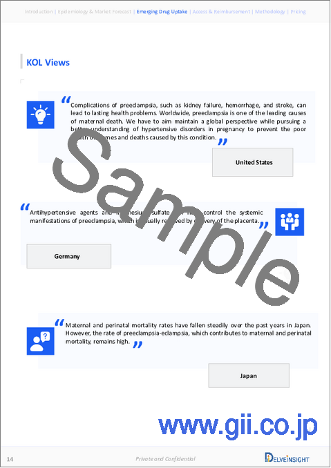 サンプル1：妊娠高血圧腎症市場 - 市場の洞察、疫学、市場予測：2034年