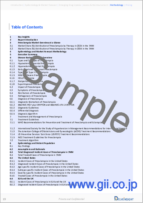 サンプル2：妊娠高血圧腎症市場 - 市場の洞察、疫学、市場予測：2034年