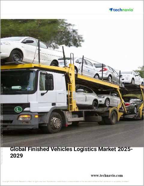 表紙：完成車ロジスティクスの世界市場、2025-2029年