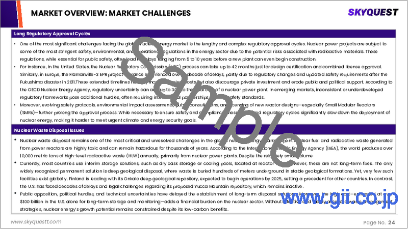 サンプル1：原子力エネルギーの市場規模、シェア、成長分析：タイプ別、燃料別、用途別、地域別 - 産業予測、2025年～2032年