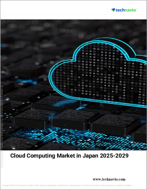 表紙：日本のクラウドコンピューティング市場 2025～2029年