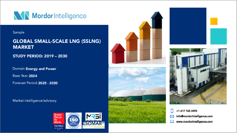 表紙：小規模LNG-市場シェア分析、産業動向と統計、成長予測（2025年～2030年）