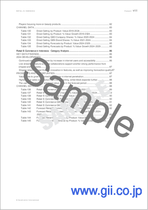 サンプル2：インドネシアの小売市場