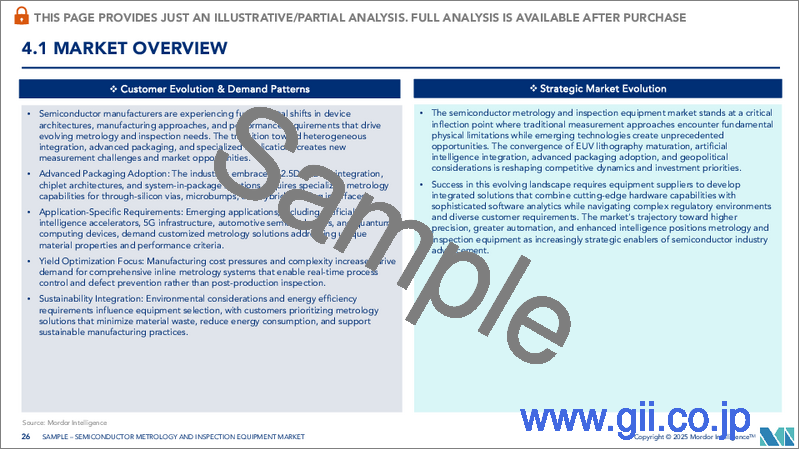 サンプル2：半導体計測・検査装置：市場シェア分析、産業動向、成長予測（2025年～2030年）