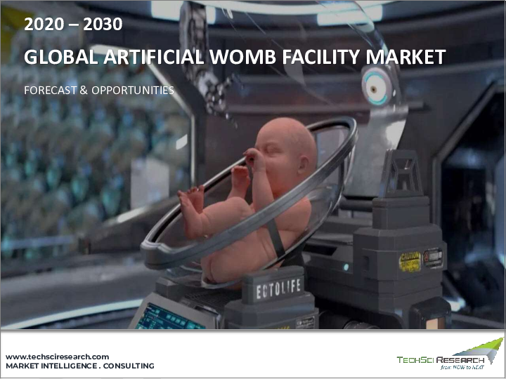 表紙：人工子宮施設市場- 世界の産業規模、シェア、動向、機会、予測、技術別、用途別、エンドユーザー別、地域別、競合別、2020-2030年予測