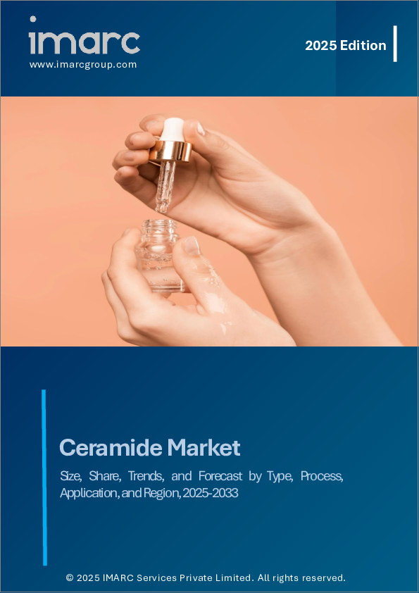 表紙:セラミドの市場規模、シェア、動向、予測:タイプ、プロセス、用途、地域別、2025年~2033年