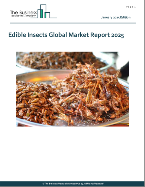 表紙：食用昆虫の世界市場レポート 2025年