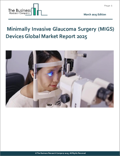 表紙：低侵襲緑内障手術（MIGS）装置の世界市場レポート 2025年
