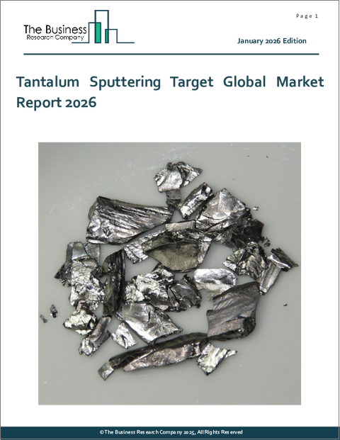 表紙：タンタルスパッタリングターゲットの世界市場レポート 2025年