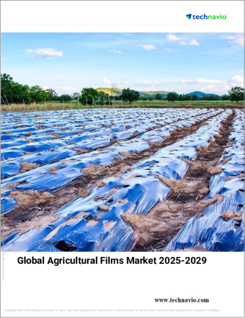 表紙：農業用フィルムの世界市場 2025～2029年