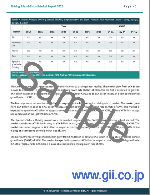 サンプル2：自動車教習所の世界市場レポート 2025