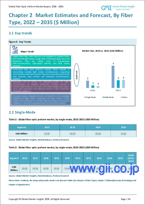 サンプル2:光ファイバープリフォーム市場の機会、成長促進要因、産業動向分析、2025年~2034年の予測
