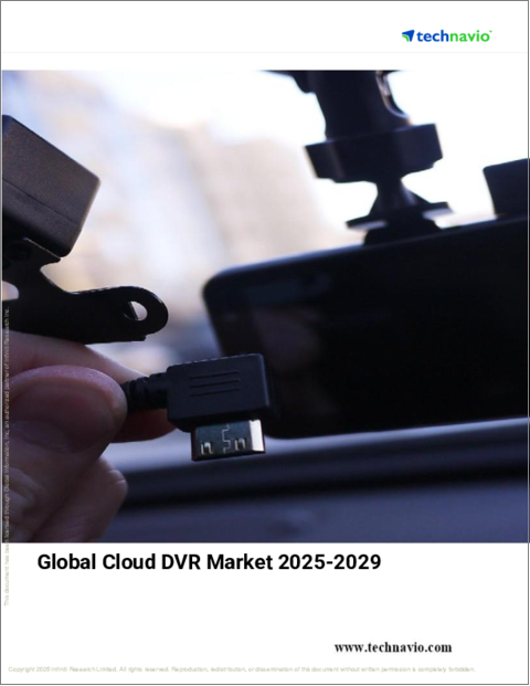 表紙：クラウドDVRの世界市場 2025～2029年