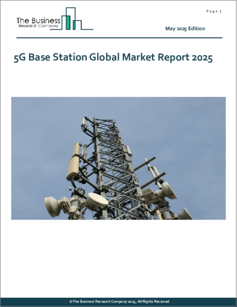 表紙：5G基地局の世界市場レポート 2025年