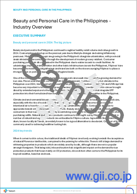 サンプル2：フィリピンの美容とパーソナルケア市場