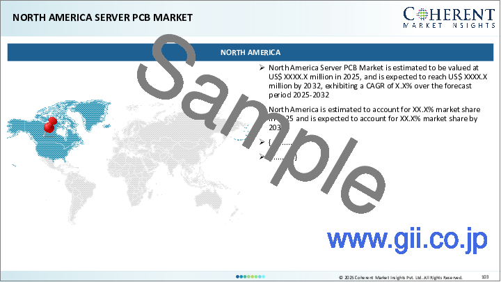 サンプル2：サーバーPCB市場：用途別、技術別、エンドユーザー産業別、購入チャネル別、地域別
