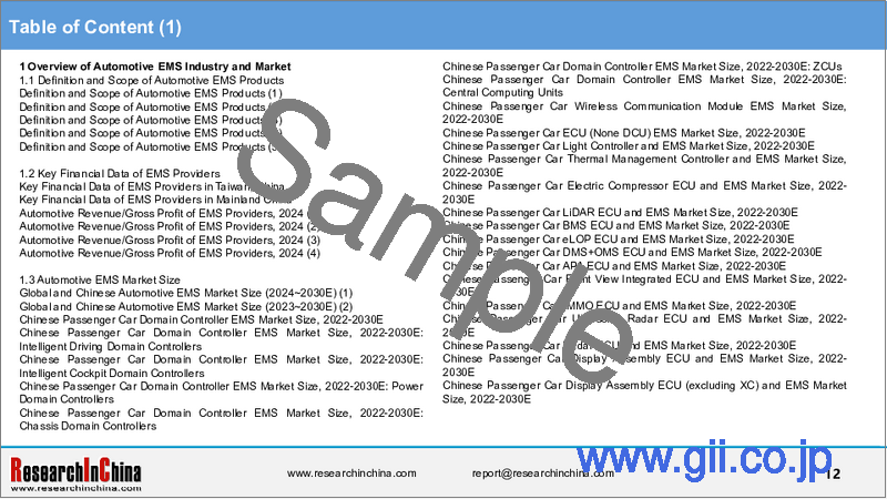 サンプル2：自動車用EMS/ECU産業（2025年）