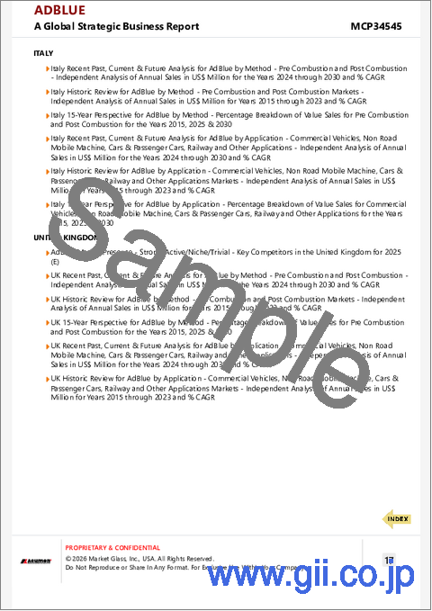 サンプル2：アドブルーの世界市場