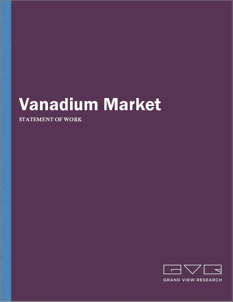 表紙：バナジウムの市場規模、シェア、動向分析レポート：用途別、地域別、セグメント予測、2025年～2030年