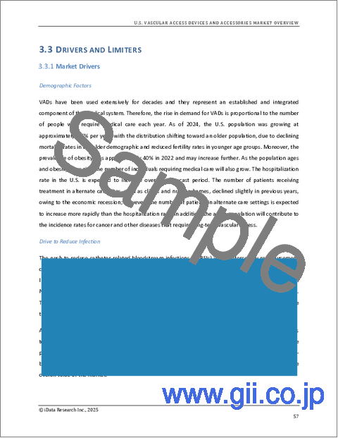 サンプル2：米国の血管アクセスデバイス市場：規模、シェア、動向分析（2025年～2031年）：MedSuite