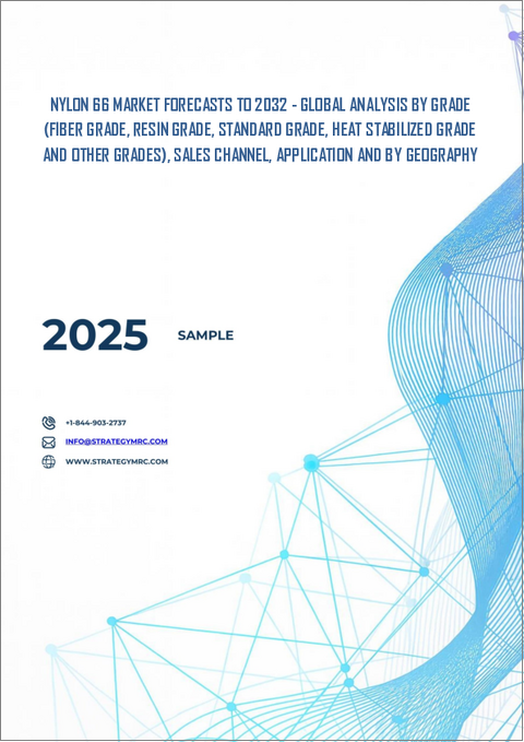 表紙：ナイロン66市場の2032年までの予測：グレード別、販売チャネル別、用途別、地域別の世界分析