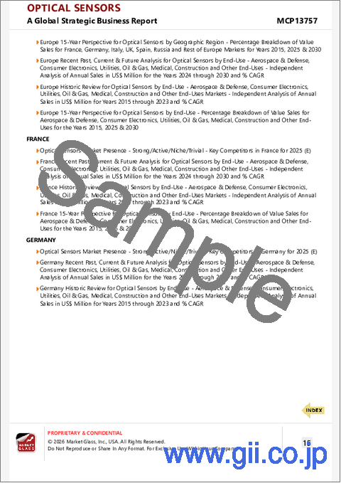 サンプル2:光学センサーの世界市場