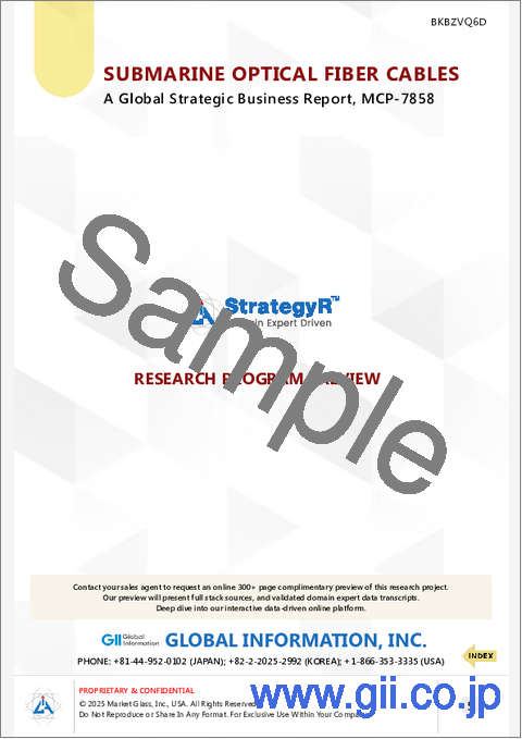 サンプル1：海底光ファイバーケーブルの世界市場