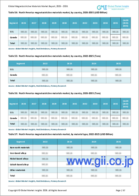 サンプル2：磁歪材料の市場機会、成長促進要因、産業動向分析、2025～2034年予測