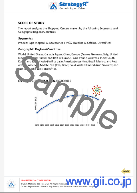 サンプル1：ショッピングセンターの世界市場