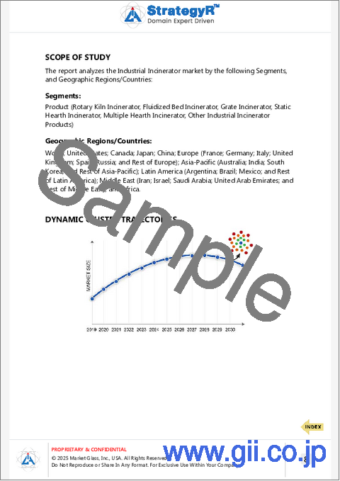 サンプル1：産業用焼却炉の世界市場
