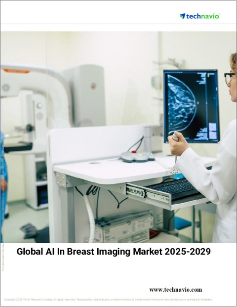 表紙：乳房画像診断におけるAIの世界市場 2025-2029