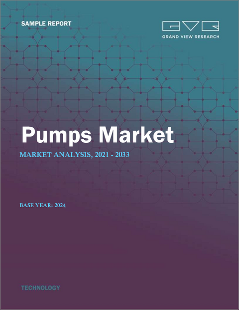 表紙:ポンプの市場規模、シェア、動向分析レポート:タイプ別、最終用途別、地域別、セグメント予測、2025~2033年