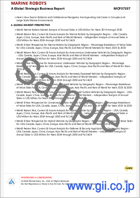 サンプル2：海洋ロボットの世界市場