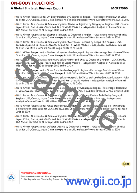 サンプル2：オンボディ・インジェクターの世界市場