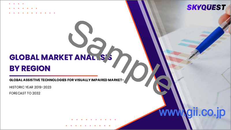 サンプル2：視覚障害者向け支援技術の市場規模・シェア・成長分析 (デバイスの種類別、機能別、地域別)：産業予測 (2025～2032年)