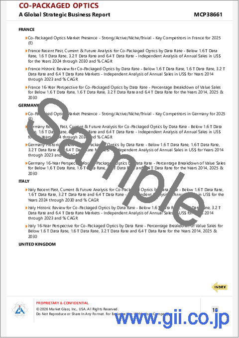 サンプル2：CPO（コパッケージドオプティクス）の世界市場