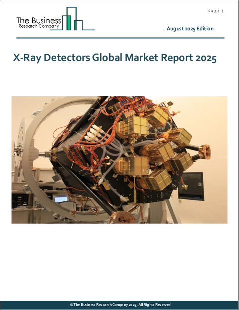 表紙：X線検出器の世界市場レポート2025年