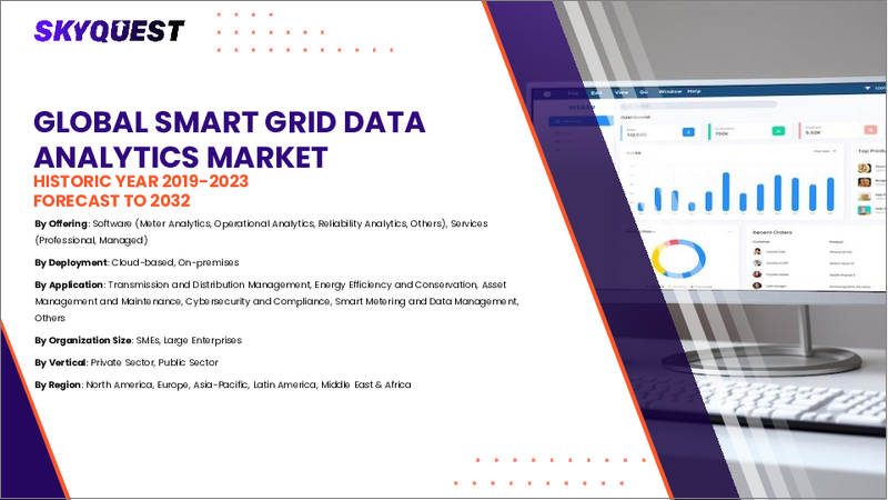 表紙：スマートグリッドデータアナリティクスの市場規模、シェア、成長分析：アプリケーション別、展開モード別、コンポーネント別、ソリューション別、地域別 - 産業予測、2025年～2032年