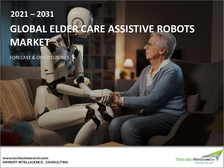 表紙：高齢者介護支援ロボット市場- 世界の産業規模、シェア、動向、機会、予測、タイプ別、機能別、地域別、競合別、2020-2030年