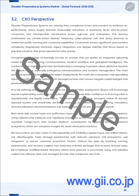 サンプル2：災害対策システム市場：タイプ、コンポーネント、アプリケーション、エンドユーザー、展開別-2025-2030年の世界予測