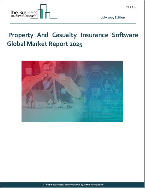 表紙：損害保険ソフトウェアの世界市場レポート2025年