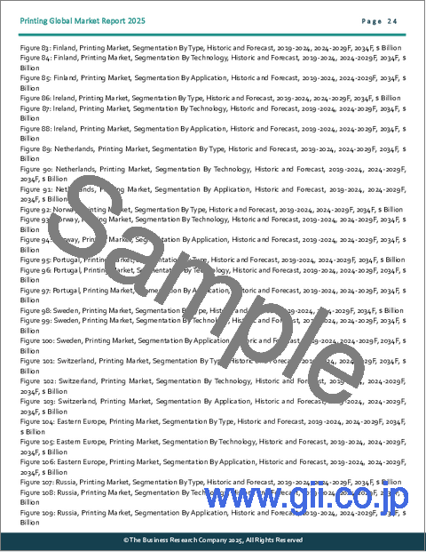 サンプル1：印刷の世界市場レポート2025年