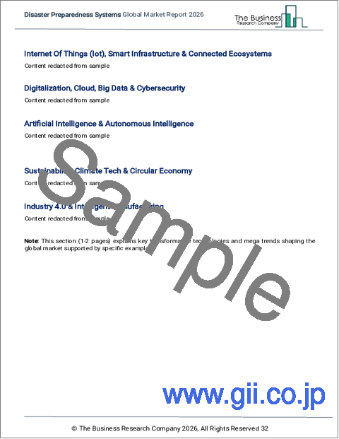 サンプル1：災害対策システムの世界市場レポート2025年