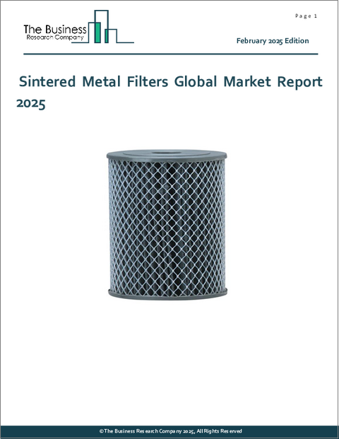 表紙：焼結金属フィルターの世界市場レポート2025年