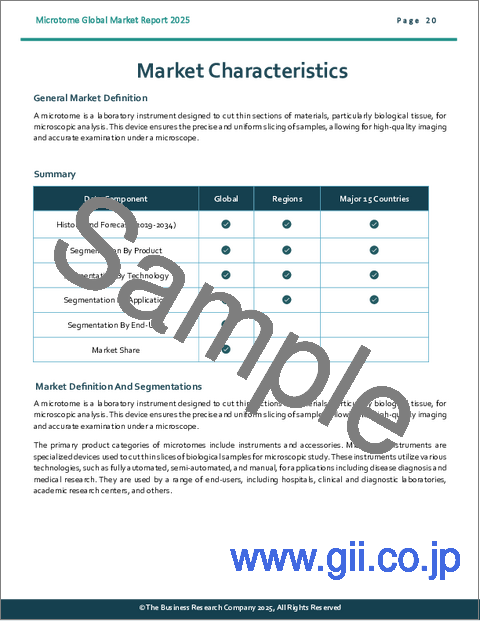 サンプル1:ミクロトームの世界市場レポート2025年