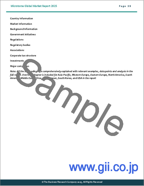 サンプル2:ミクロトームの世界市場レポート2025年