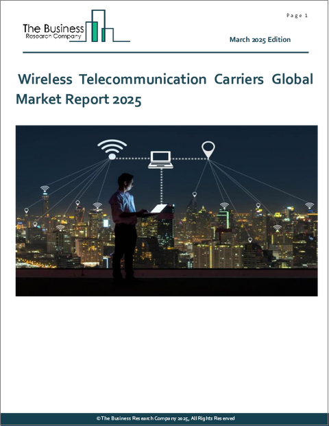 表紙：無線通信キャリアの世界市場レポート2025年