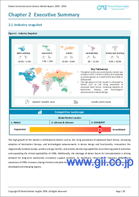 サンプル1:補助人工心臓の市場機会、成長促進要因、産業動向分析、2025年~2034年予測
